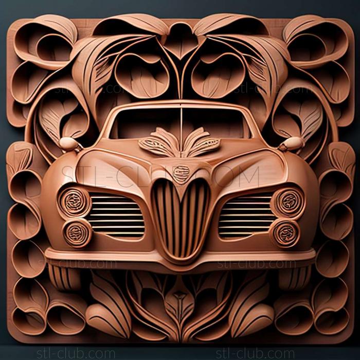 3D мадэль Alfa Romeo 1900 (STL)